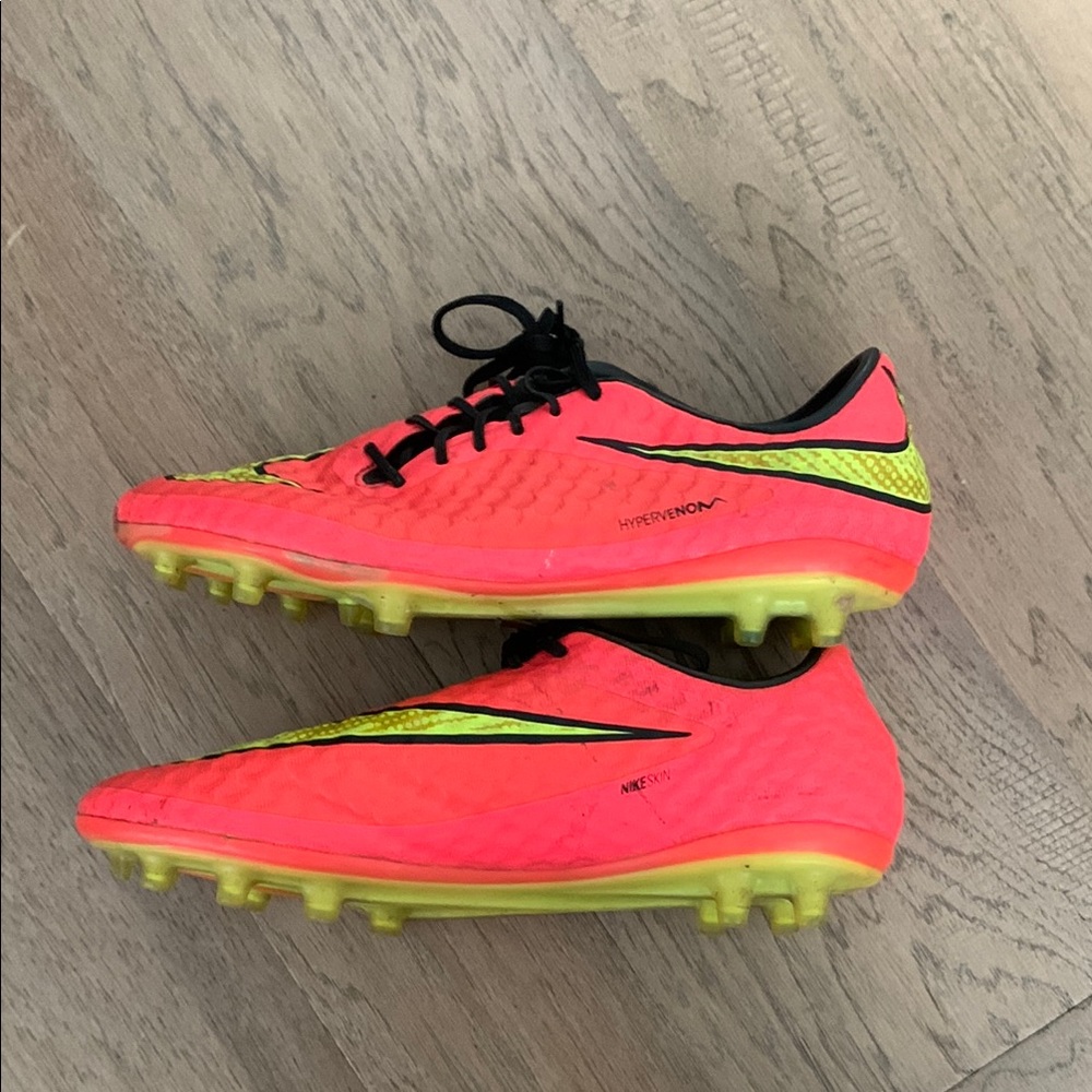 Nike Hypervenom Phantom 1 World Cup Hyper Punch Crimson Volt FG Size 7.5 - Picture 3 of 9
